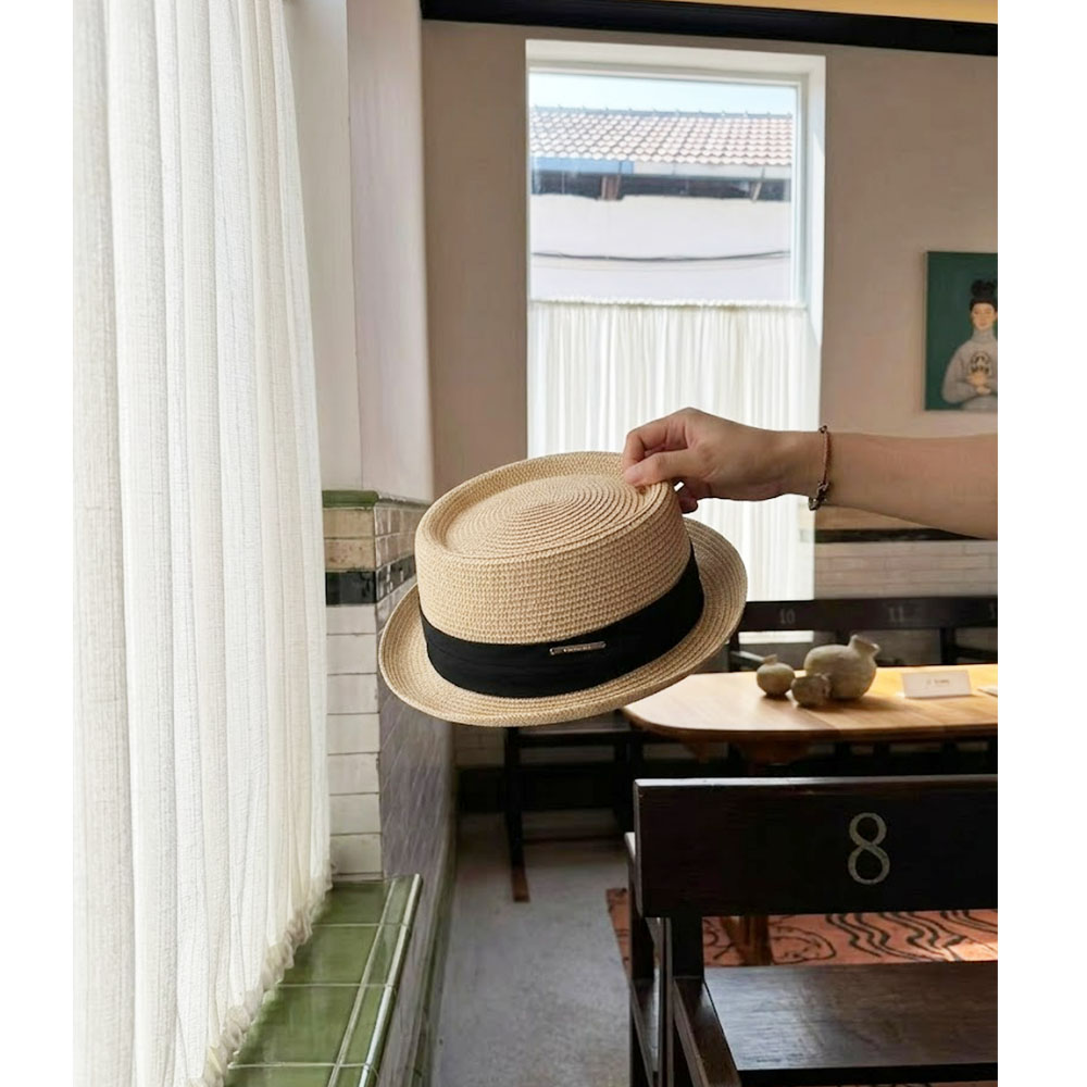 Classic Vintage British porkpi - Bucket Hat Straw ulasan dan harga