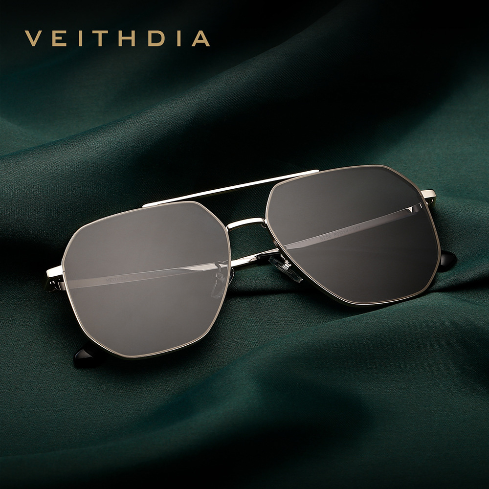 VEITHDIA Brand Nylon Material  - Sunglasses Aviator Polarized ulasan dan harga