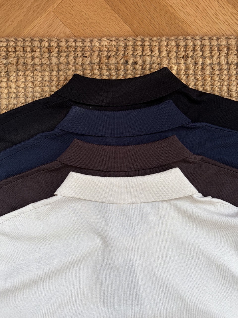 Men Old Money Style High Count - Polo Shirt Pique ulasan dan harga