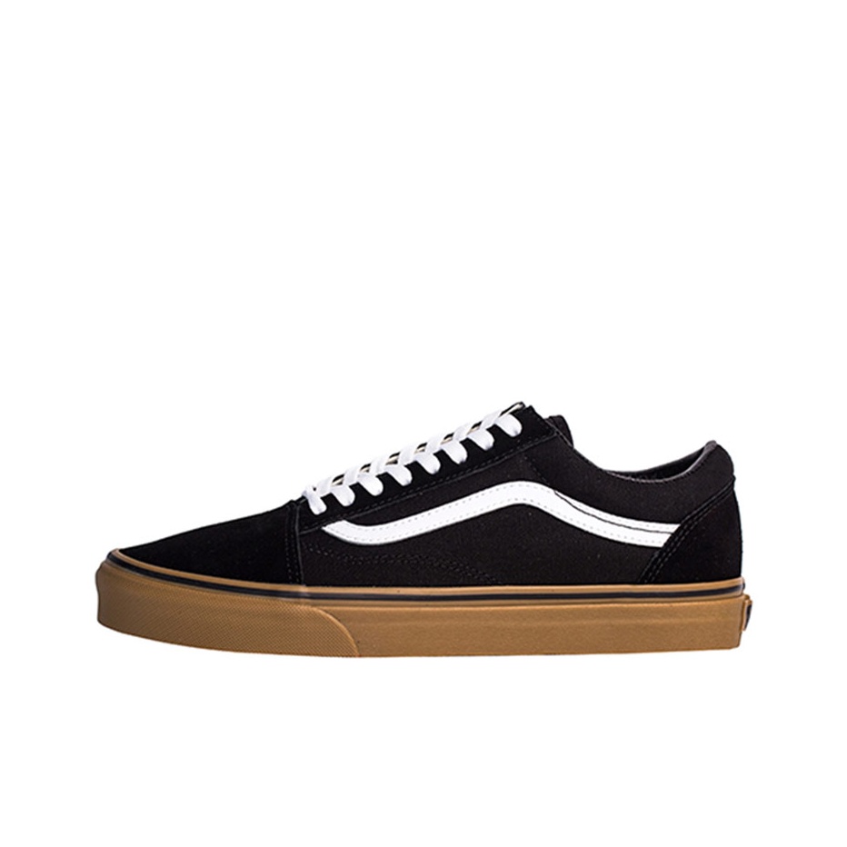 Vans Old Skool Black Gum Leath - Vans Shoes Old Skool ulasan dan harga