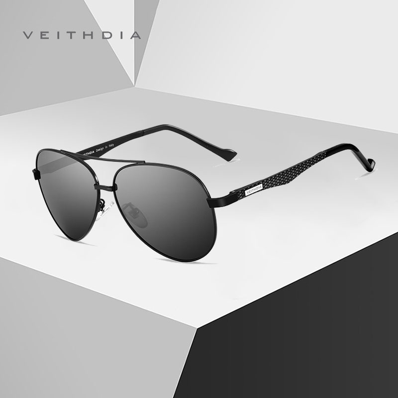 VEITHDIA Pilot Sunglasses Alum - Sunglasses Aviator Polarized ulasan dan harga